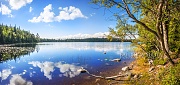 Панорама озера. Соловки, о. Анзер
