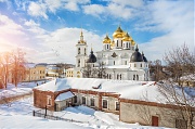 Золотые купола собора. г. Дмитров