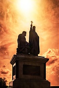 Памятник Сергию Радонежскому и Дмитрию Донскому (Куликово поле, Тульская обл)