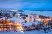 Вид на город от стен Кремля. г. Нижний Новгород