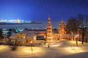 Рождественская церковь на берегу. г. Нижний Новгород