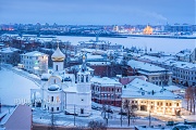 Казанская церковь с высоты Кремля. г. Нижний Новгород