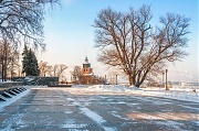 Часовая башня и памятник павшим. г. Нижний Новгород