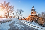 Часовая башня и солнышко. г. Нижний Новгород