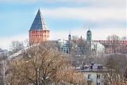 Башня Веселуха и Покровская церковь. г. Смоленск