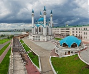 Панорама Казанского Кремля. Казань.