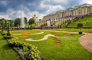 Дворец и фонтан. Петергоф, Санкт-Петербург