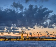 Петропавловская крепость на закате. Санкт-Петербург