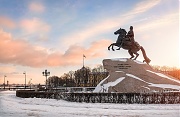 Фотографии зимнего Санкт-Петербурга. Медный всадник