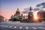Фотографии Санкт-Петербурга. Когда погасли фонари. Исаакиевский собор ранним утром