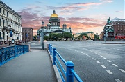 Синий мост и Исаакиевский собор. г. Санкт-Петербург