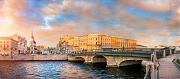 Мост Белинского через Фонтанку. г. Санкт-Петербург