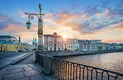 Рассвет над рекой Фонтанкой. г. Санкт-Петербург