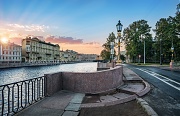 Изгиб 2 Инженерного моста у Фонтанки. г. Санкт-Петербург