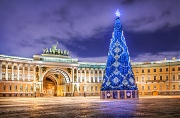 Новогодняя елка на Дворцовой площади. г. Санкт-Петербург