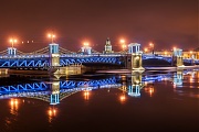 Новогодний Дворцовый мост. г. Санкт-Петербург