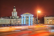 Кунсткамера и Дворцовый мост. г. Санкт-Петербург