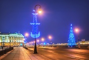 Новогодняя набережная. г. Санкт-Петербург