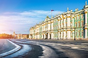 Зимний Дворец солнечным утром. г. Санкт-Петербург