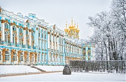 Церковь Екатерининского дворца в Царском Селе. г. Санкт-Петербург