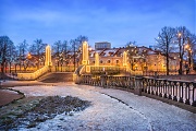 Красногвардейский мост зимой. г. Санкт-Петербург