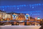 Ломоносовский мост зимой. г. Санкт-Петербург