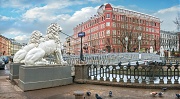 Львы на мосту. г. Санкт-Петербург