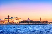 Ростральные колонны и Биржа, Стрелка, г. Санкт-Петербург