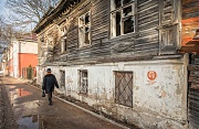 Разрушенный дом. г. Псков
