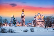 Рассвет над Кремлем. г. Вологда