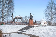 Скульптуры в городе. г. Вологда