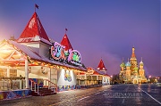 Новогодняя Красная Площадь и каток у ГУМа (г.Москва)