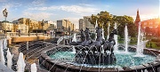 Фотографии Москвы. Скульптуры коней на Манежной площади