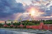 Московский Кремль. В столице облачно