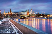 Последние дни зимы у Московского Кремля