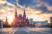 Тучи над Красной Площадью. г.Москва
