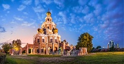Церковь в Филях и Сити. г. Москва