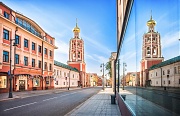 Колокольня Петровского монастыря. г. Москва