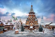 Вид на Храм Святителя Николая в Измайлово. г. Москва