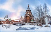 Храм Святителя Николая в Измайлово и снег. г. Москва