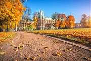 г. Москва Дворец и осенние листья в Царицыно