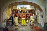 Интерьер храма в музее Мосфильма. г. Москва