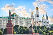 Кремль под облаками. г. Москва