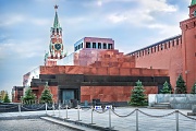 Спасская башня и Мавзолей. г. Москва