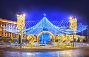 Новогодняя ель на Лубянской площади, г. Москва