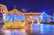 Новый год на Лубянской площади, г. Москва