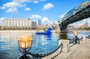 Фонари у мост Хмельницкого, г. Москва