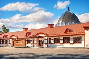 Гараж особого назначения и купол Павильона Космос, ВДНХ, Москва