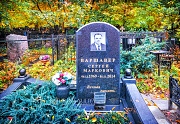 Варшавер Сергей Маркович, Ваганьковское кладбище, Москва
