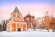 Мостовая башня и Покровский собор, Измайловский парк, городок Баумана, Москва